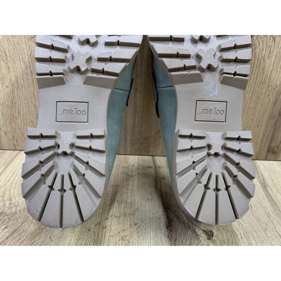 Me Too Oriel Nutmeg Vegan Suede Y2K Chunky Lug Sole Penny Loafer Shoes 8 M - Picture 14 of 16